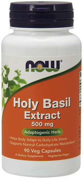 Heiliger Basilikum-Extrakt Tulsi-Basilikum 90 Kapseln NOW FOODS
